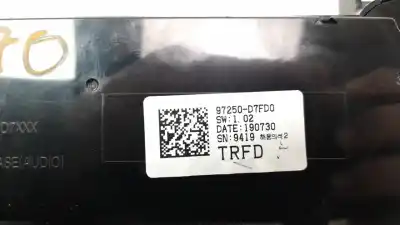 Peça sobressalente para automóvel em segunda mão comando de sofagem (chauffage / ar condicionado) por hyundai tucson 1.6 crdi referências oem iam 97250d7fd0  