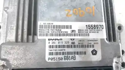 Second-hand car spare part ecu engine control for jeep cherokee 2.0 m-jet oem iam references p05150681ab  1558970
