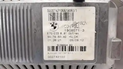 Tweedehands auto-onderdeel multifunctioneel display voor bmw x5 (e70) 3.0 sd oem iam-referenties 9194064  