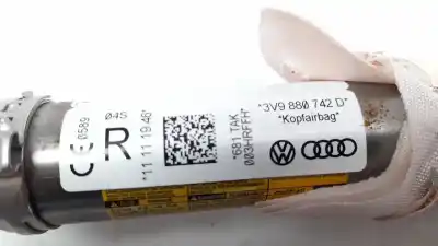 Second-hand car spare part front right curtain airbag for skoda superb combi (3v5) 2.0 tdi oem iam references 3v9880742d  