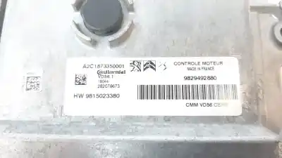 Pièce détachée automobile d'occasion calculateur moteur ecu pour peugeot 308 ii (lb_, lp_, lw_, lh_, l3_) 1.2 thp 130 références oem iam 9829492880 a2c1873350001 