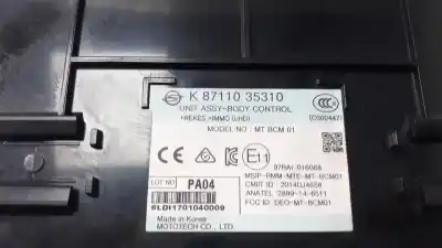 Автозапчасти б/у электронный модуль за ssangyong tivoli 1.6 xdi 160 ссылки oem iam k8711035310  