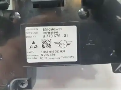 Автозапчастина б/у панель інструментів для mini mini (f56) 1.5 12v 102 cv / 75 kw посилання на oem iam 877967501  