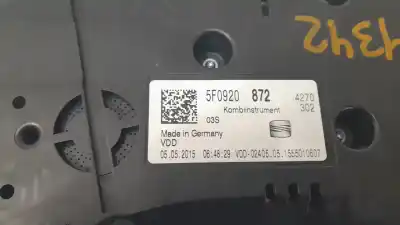 Автозапчастина б/у панель інструментів для seat leon (5f1) style посилання на oem iam 5f0920872  