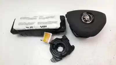 Second-hand car spare part airbag kit for skoda fabia 1.0 tsi oem iam references 6v0880201t