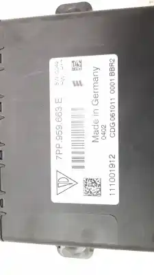 Автозапчастина б/у електронний модуль для porsche cayenne (typ 92aa) 3.0 v6 tdi cat посилання на oem iam 7pp959663e  