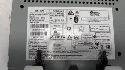 Peça sobressalente para automóvel em segunda mão sistema de áudio / rádio cd por renault clio v 1.5 blue dci diesel fap referências oem iam 281157569r  