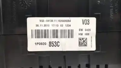 Peça sobressalente para automóvel em segunda mão quadrante por seat altea (5p1) 1.8 16v t fsi / tsi referências oem iam 1p0920853c  