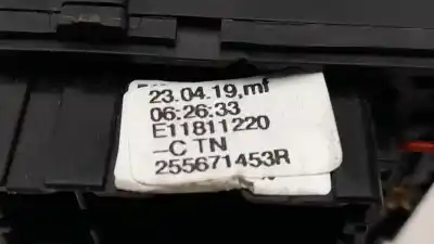 Second-hand car spare part windshiel wiper switch for dacia sandero 0.9 tce cat oem iam references 255671453r  