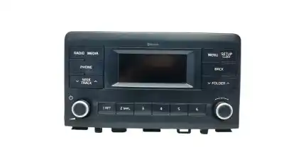 Peça sobressalente para automóvel em segunda mão sistema de áudio / rádio cd por kia rio (yb) 1.2 cat referências oem iam 96150h8650wk