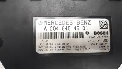İkinci el araba yedek parçası röle/sigorta kutusu için mercedes-benz clase c (w204) berlina 2.2 cdi cat oem iam referansları a2045454601  