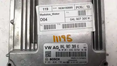 Автозапчасти б/у блок управления двигателем за volkswagen sharan (7n2) 2.0 tdi ссылки oem iam 4l907309k  