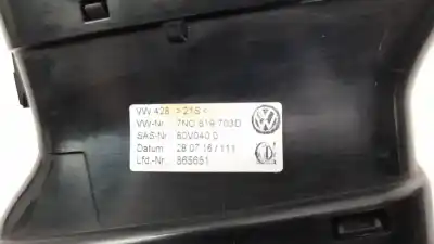 Автозапчастина б/у аераційна решіта для volkswagen sharan (7n2) 2.0 tdi посилання на oem iam 7n0819703d  