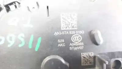 Автозапчастина б/у замок заднього правого дверя для cupra formentor (km7, kmp) 1.5 tsi посилання на oem iam 5ta839016q  