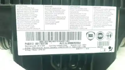 Recambio de automóvil de segunda mano de airbag delantero derecho para fiat 500 1242 referencias oem iam 051783739  