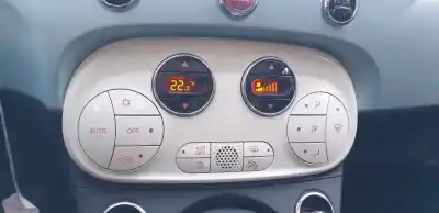 Peça sobressalente para automóvel em segunda mão comando de sofagem (chauffage / ar condicionado) por fiat 500 1242 referências oem iam 735629318  735694743