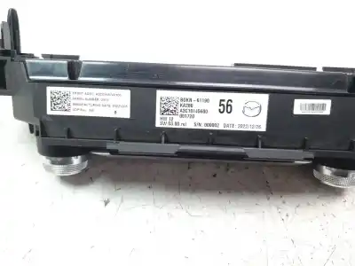 Peça sobressalente para automóvel em segunda mão comando de sofagem (chauffage / ar condicionado) por mazda 3 berlina (bp) * referências oem iam bgkn61190  