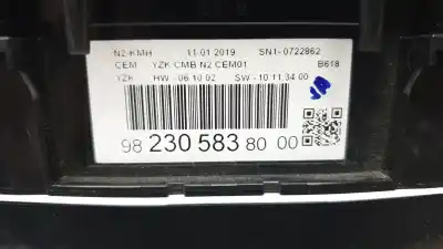 Second-hand car spare part dashboard for citroen c3 picasso 1.2 12v e-thp oem iam references 9823058380  
