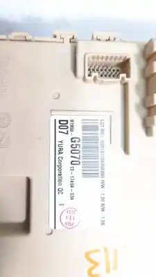 Second-hand car spare part fuse box unit for kia niro i (de) 1.6 gdi hybrid oem iam references 91950g5070  