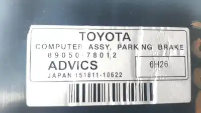 Автозапчасти б/у электронный модуль за lexus nx 2.5 16v cat (híbrido) 155 cv / 114 kw ссылки oem iam 8905078012  