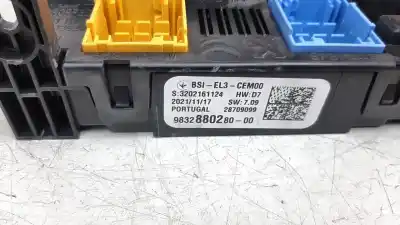 Pezzo di ricambio per auto di seconda mano scatola relè/fusibili per citroen c3 aircross ii (2r_, 2c_) 1.2 puretech 110 (2rhnzb 2rhnzw 2rhnpx 2rhnpj) riferimenti oem iam 9832880280  