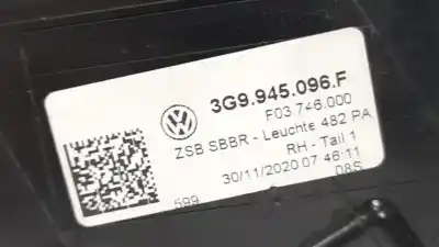 Автозапчасти б/у правый задний фонарь за volkswagen passat variant (cb5) r-line ссылки oem iam 3g9945096f  
