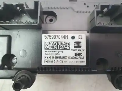 Pièce détachée automobile d'occasion commande de climatisation / chauffage pour seat ateca (khp) fr références oem iam 575907044h  