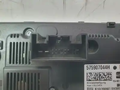 Pièce détachée automobile d'occasion commande de climatisation / chauffage pour seat ateca (khp) fr références oem iam 575907044h  