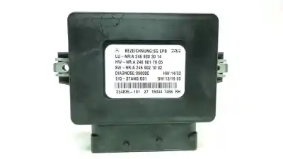 Peça sobressalente para automóvel em segunda mão módulo eletrônico por mercedes-benz clase b (w246) 1.5 cdi cat referências oem iam a2459003014