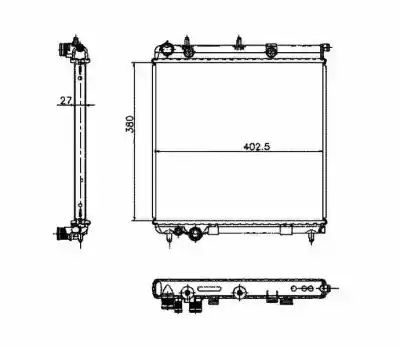 Peça sobressalente para automóvel em segunda mão radiador de água por citroen c3 1.4 16v referências oem iam 1330c1  50447