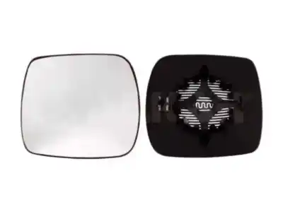Tweedehands auto-onderdeel Linker Spiegelglas voor RENAULT KANGOO * OEM IAM-referenties 7701068848 RN9187510 1051985018