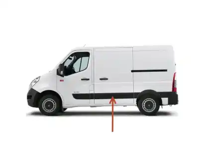 Pezzo di ricambio per auto di seconda mano MODANATURA per RENAULT MASTER  Riferimenti OEM IAM   107199289E