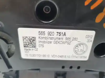 Second-hand car spare part dashboard for skoda kodiaq ambition oem iam references 565920751a   Second-hand car spare part dashboard for skoda kodiaq ambition oem iam references 565920751a