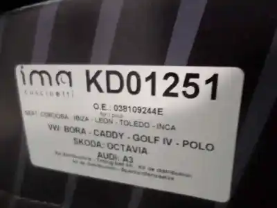 Автозапчастина б/у розподільний комплект для seat leon (1m1) 1.9 tdi посилання на oem iam kd01251 038198119e a292116