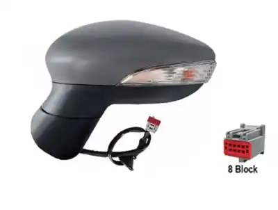 Peça sobressalente para automóvel em segunda mão ESPELHO RETROVISOR ESQUERDO por FORD FIESTA (CB1)  Referências OEM IAM 1753824 FD3447324 1051044014