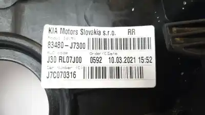 Автозапчастина б/у регулятор скла заднього правого для kia xceed drive посилання на oem iam 83480j7300  