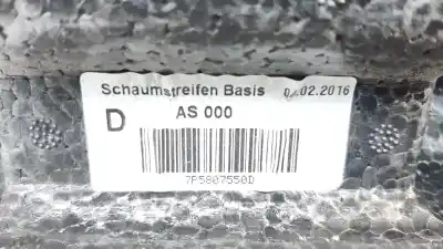Second-hand car spare part front bumper reinforcement for porsche cayenne (typ 92aa) diesel oem iam references 7p5807550d  