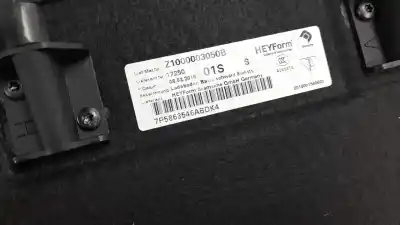 Автозапчастина б/у задній лоток для porsche cayenne (typ 92aa) diesel посилання на oem iam 7p5863546a  