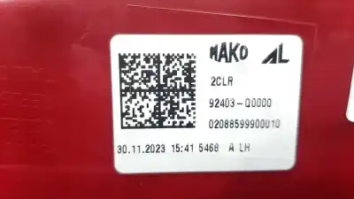 Автозапчасти б/у внутренний левый задний фонарь за hyundai i20 iii (bc3, bi3) 1.0 t-gdi ссылки oem iam 92403q0000  