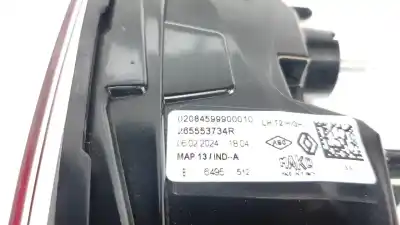 Автозапчастина б/у внутрішній лівий задній ліхар для renault captur ii techno посилання на oem iam 265553734r  