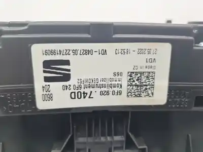 Peça sobressalente para automóvel em segunda mão quadrante por seat arona xcellence referências oem iam 6f0920740d  