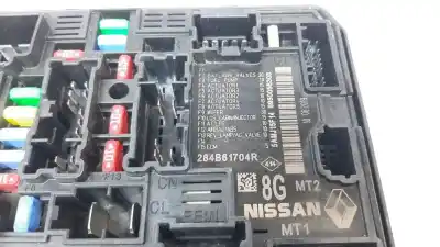 Second-hand car spare part fuse box unit for renault clio v zen oem iam references 284b61704r  