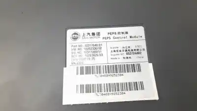 Second-hand car spare part electronic module for mg hs comfort oem iam references 1031704001  