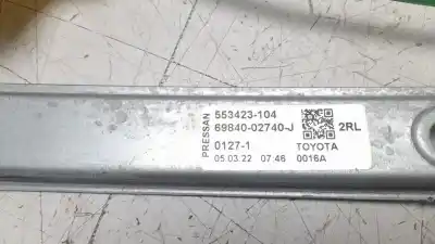 Second-hand car spare part rear left window regulator for toyota corolla (e21) hybrid active oem iam references 6984002740j  