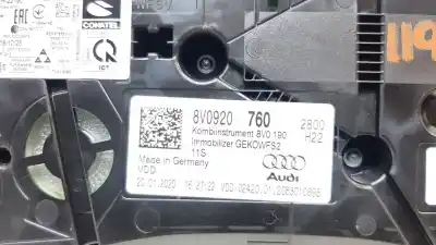 Peça sobressalente para automóvel em segunda mão quadrante por audi a3 sportback (8vf) s line edition referências oem iam 8v0920760  