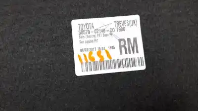 Second-hand car spare part trunk upholstery for toyota auris active oem iam references 5857002140  