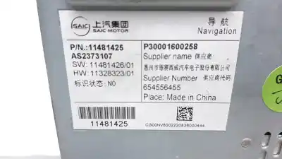 Second-hand car spare part gps navigation system for mg hs comfort oem iam references 11481425  