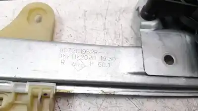 Second-hand car spare part passenger side right window regulator for dacia duster ii prestige oem iam references 807201952r  