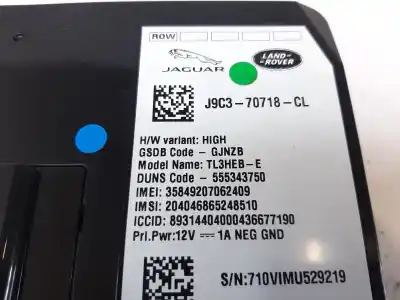 Second-hand car spare part electronic module for jaguar e-pace motor 2.0 ltr. - 110 kw diesel cat oem iam references j9c370718cl  j9c370718cl