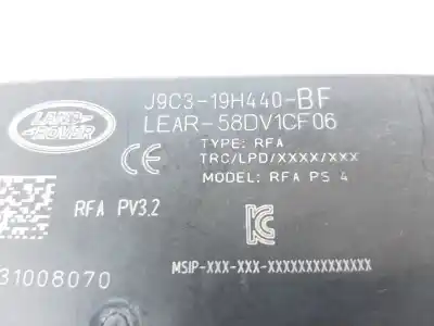 Second-hand car spare part electronic module for jaguar e-pace motor 2.0 ltr. - 110 kw diesel cat oem iam references j9c319h440bf  j9c319h440bf